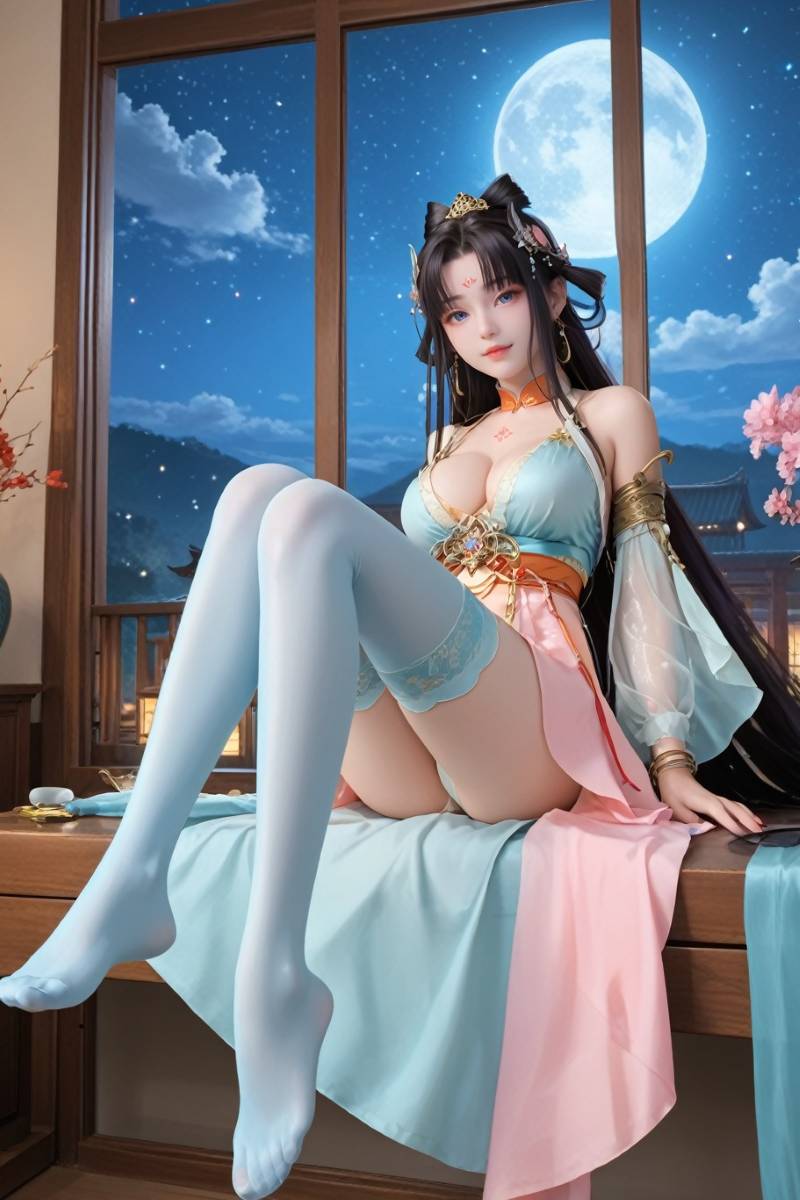 3017-AI绘画-二次元女神高清AI壁纸合集[47套-21.9G] - 全文