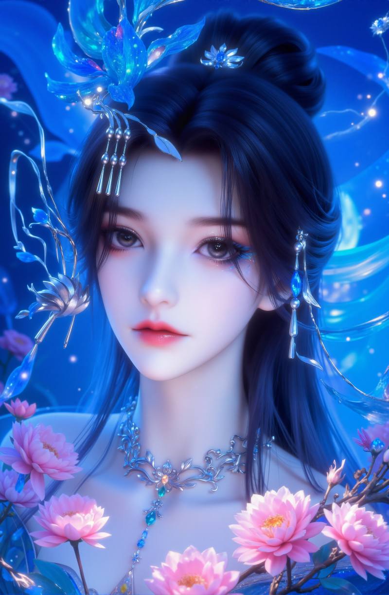 3022-桐锅-AI绘画大神国漫女神图包合集[17套-10.4G] - 全文