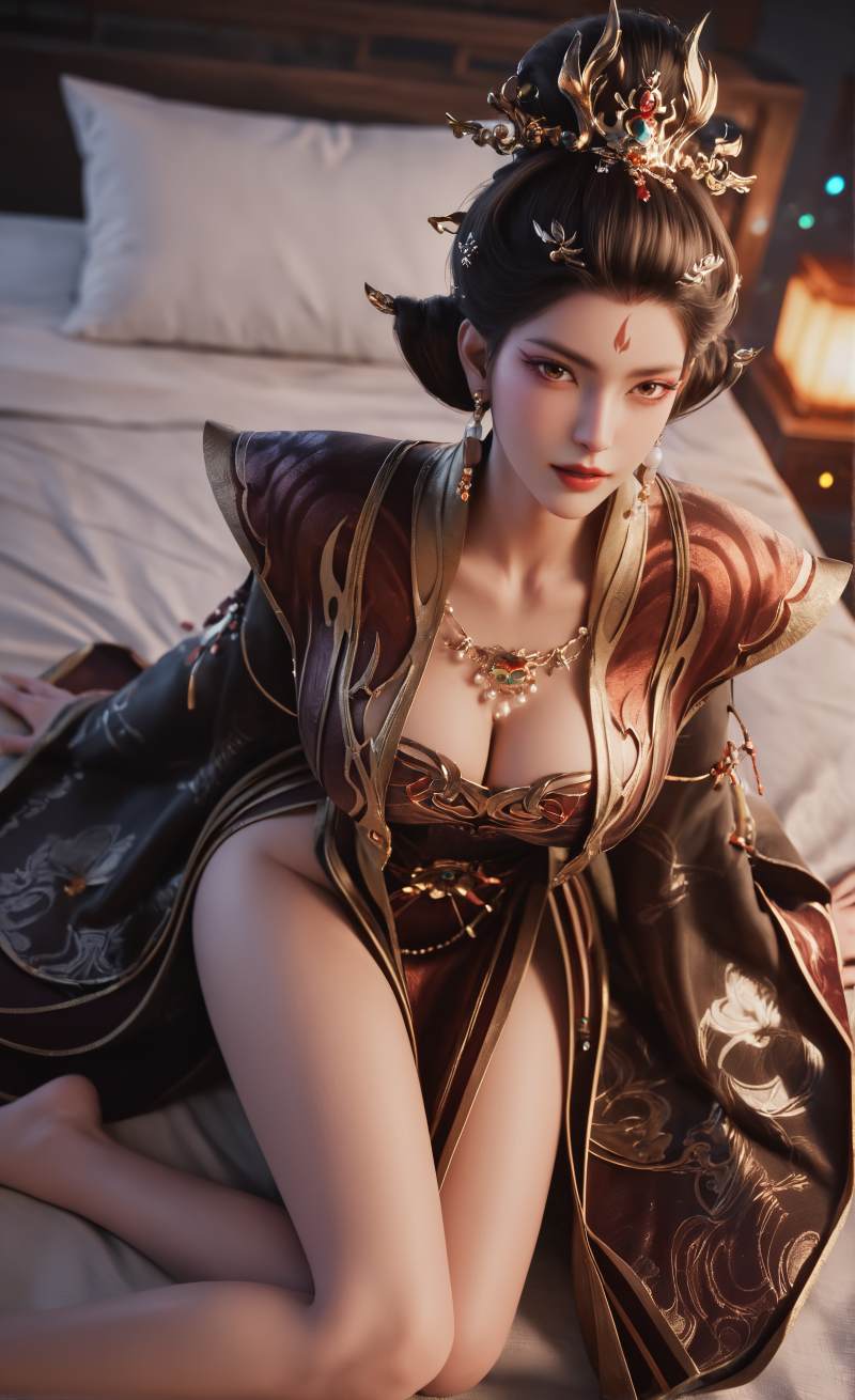 3023-墨迹-AI绘画大神国漫女神图包合集[47套-31G]