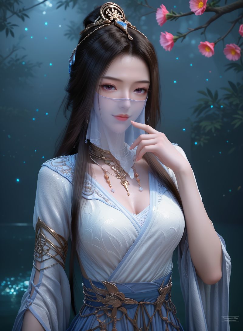 3168-全智-AI绘画大神国漫女神图包合集[6套-5G]